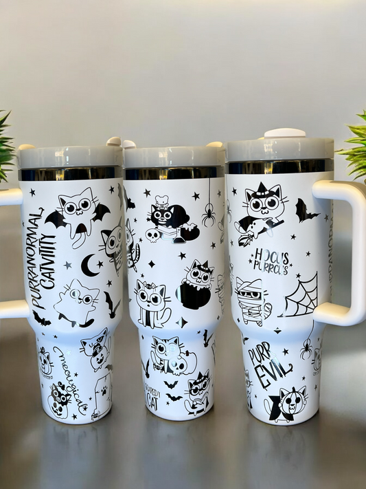 Spooky Cats  40oz Tumbler