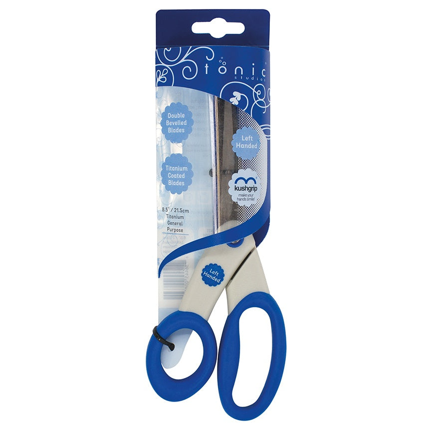 Tonic Studios Kushgrip General Purpose Scissors - Left Handed 8.5"