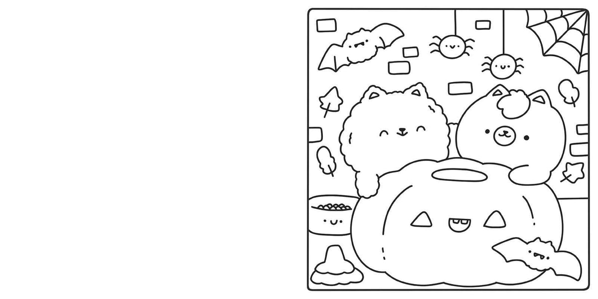 Cute & Cozy Coloring: Spooky by Becky Cas