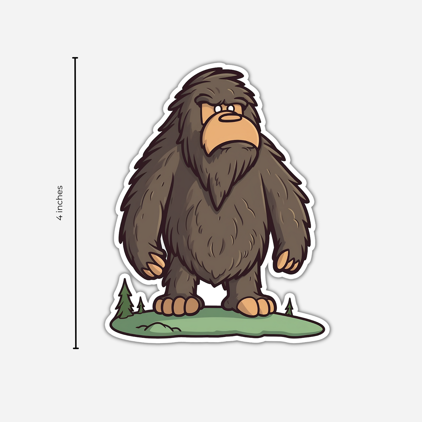Sasquatch Vinyl Sticker
