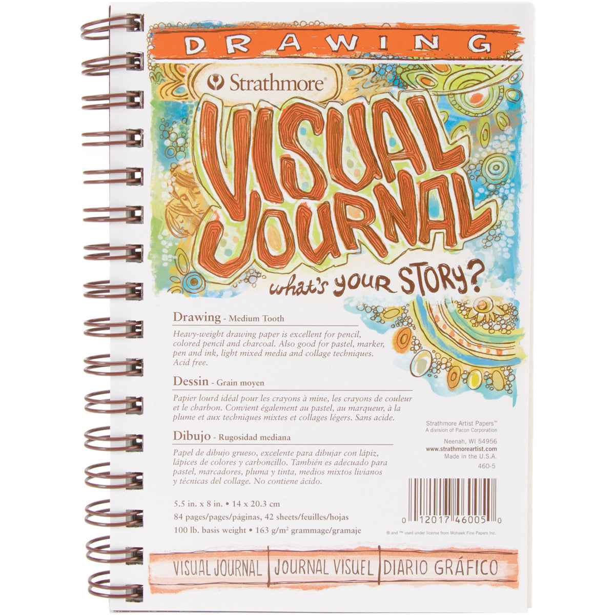 Strathmore Visual Journal Drawing 5.5"X8"