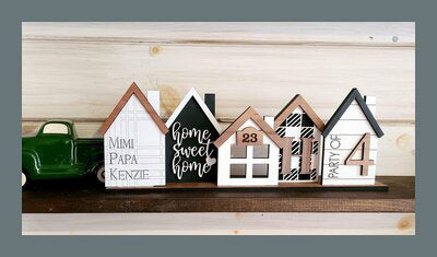 Family House Set of 5