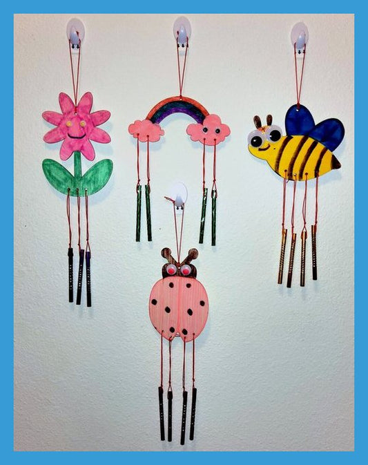Kids Spring Themed Windchimes