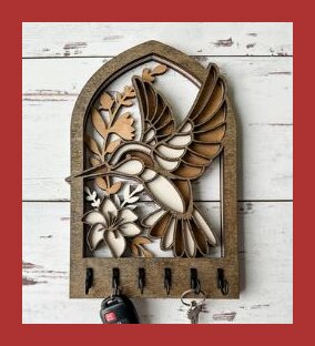 Key Rack: Feathered Fancies