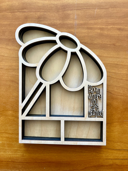 Miniature Bookshelf - Flower Bloom