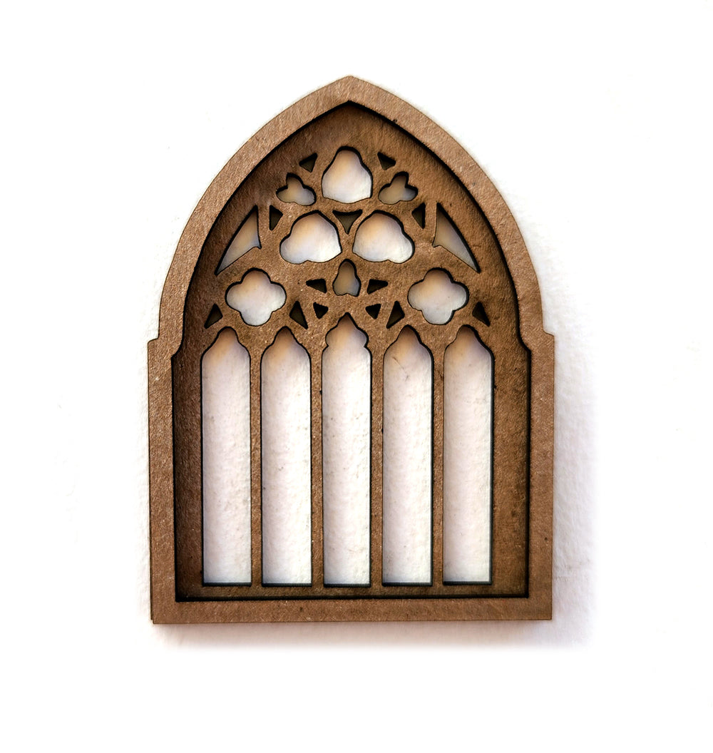 Chipboard: gothic window 1