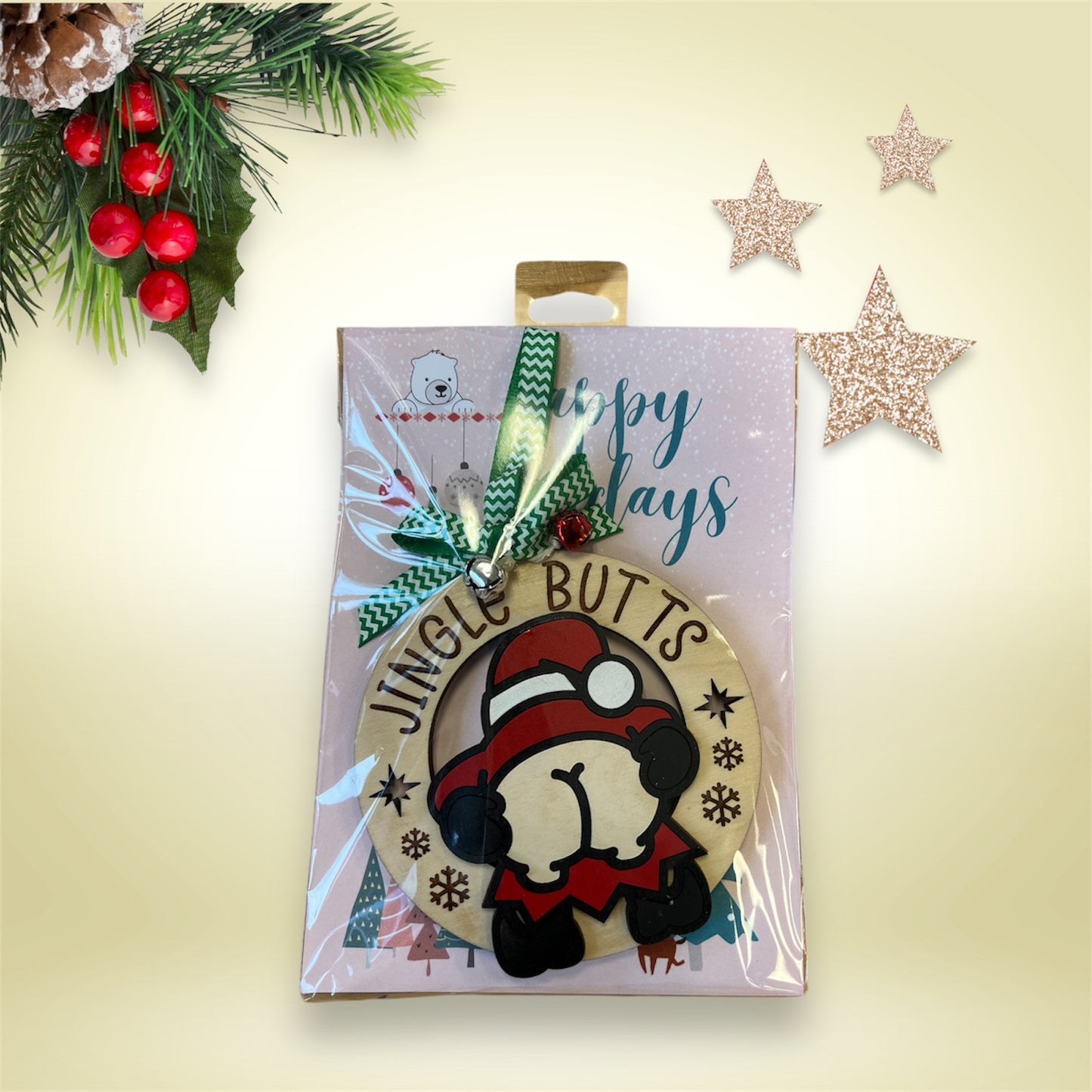 Jingle Butts - Elf Ornament