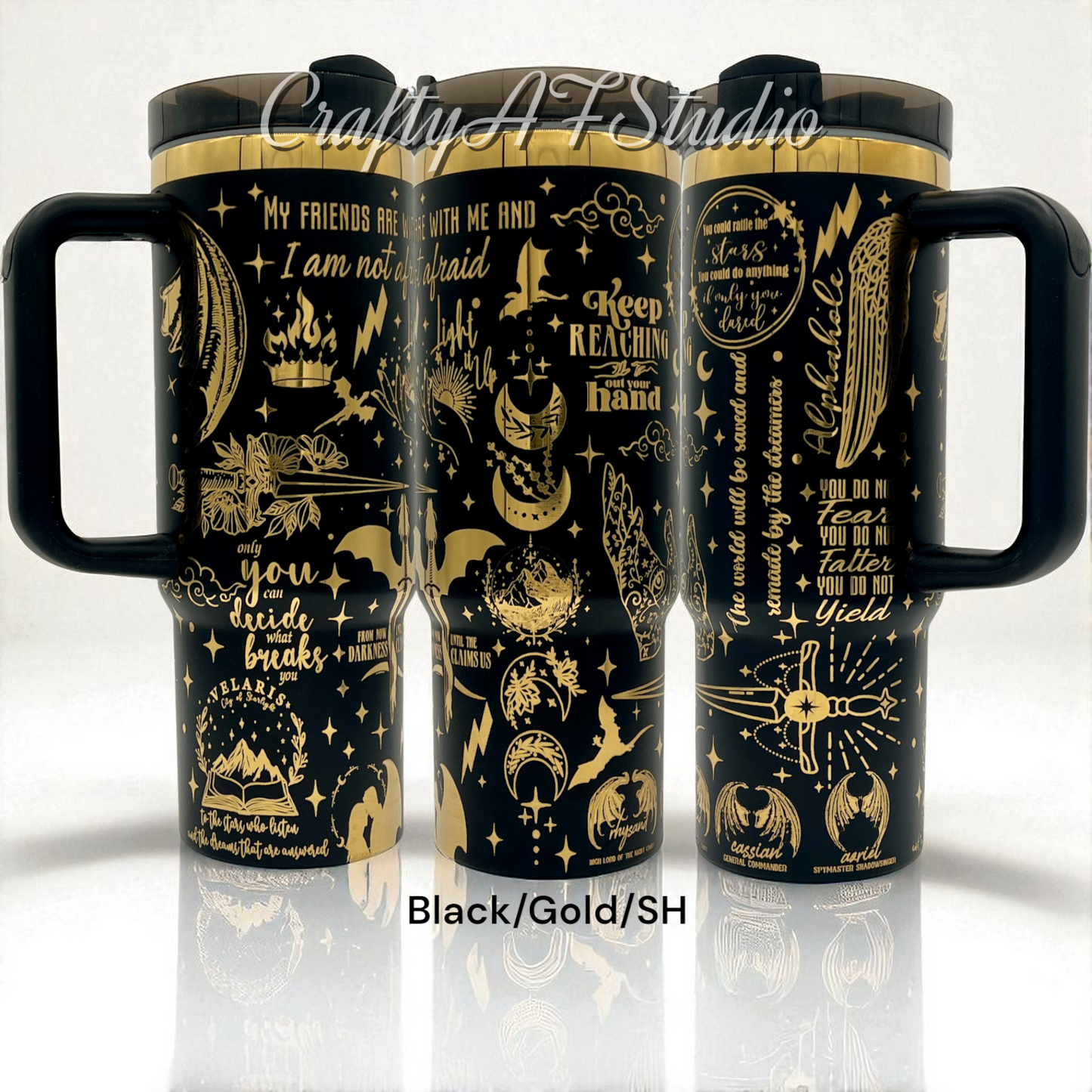30oz MaasVerse SJMVerse Laser engraved tumbler - Curse Free clean version