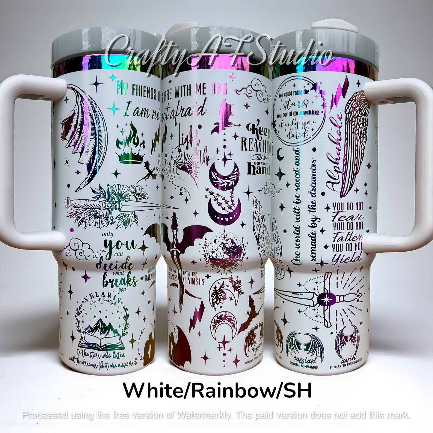 30oz MaasVerse SJMVerse Laser engraved tumbler - Curse Free clean version