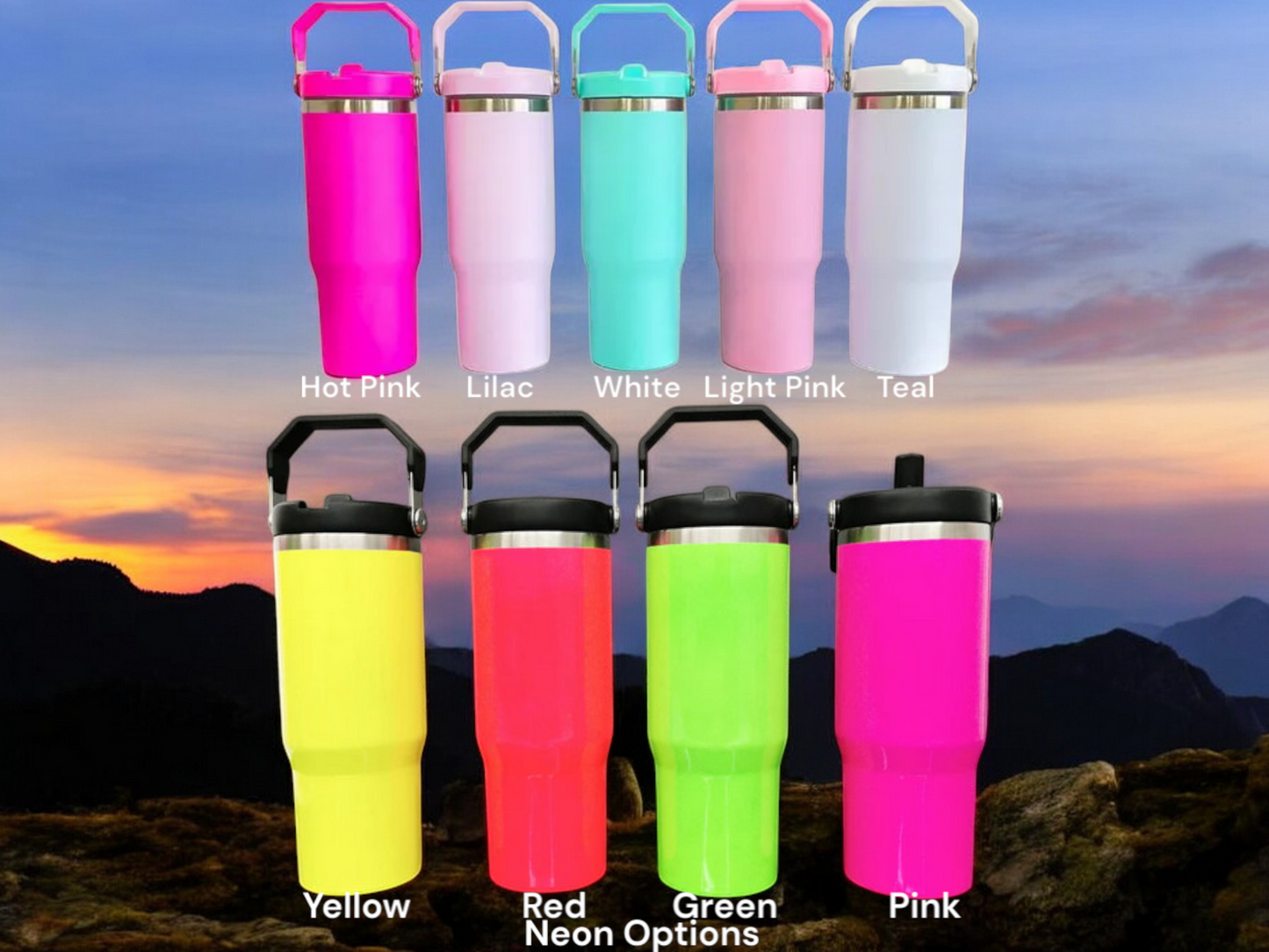 30oz One Piece Anime Series Laser Engraved Tumbler - Straw Hat Pirate Crew