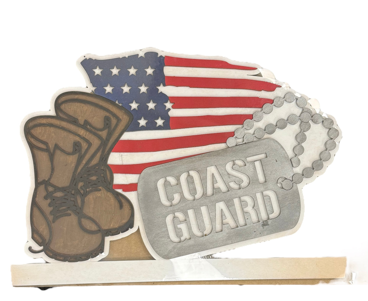 Military Branch inserts for round Interchangeable round or Crate