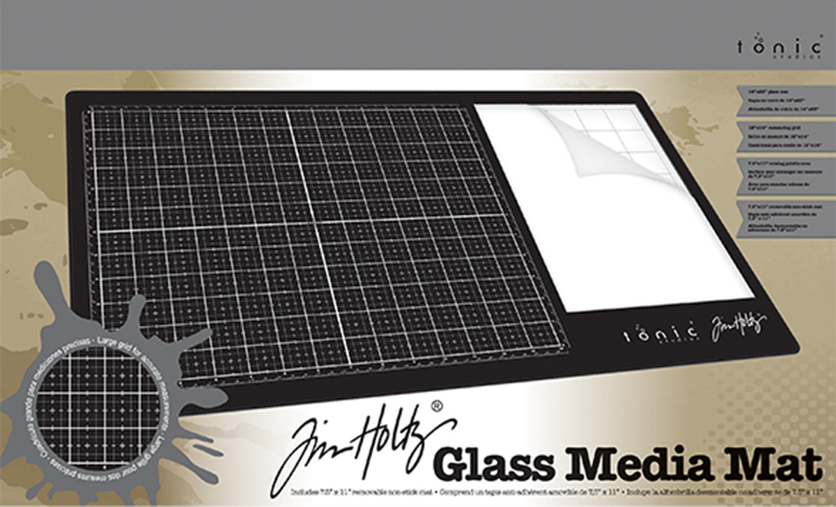 Tim Holtz Glass Media Mat 23.75"X14.25"