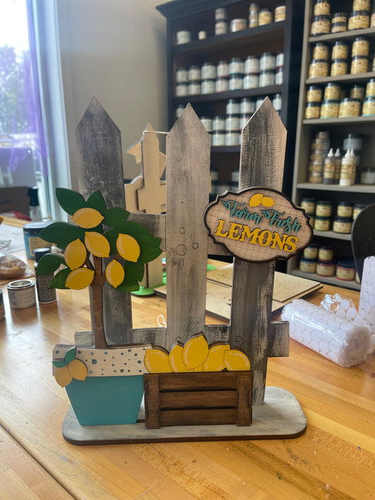 Farm Fresh Lemons Fence Set