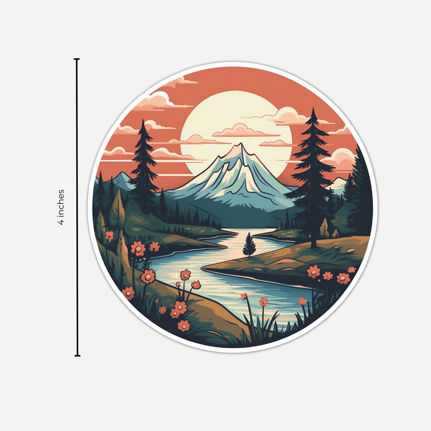 Pacific Northwest 2 Vinyl Sticker