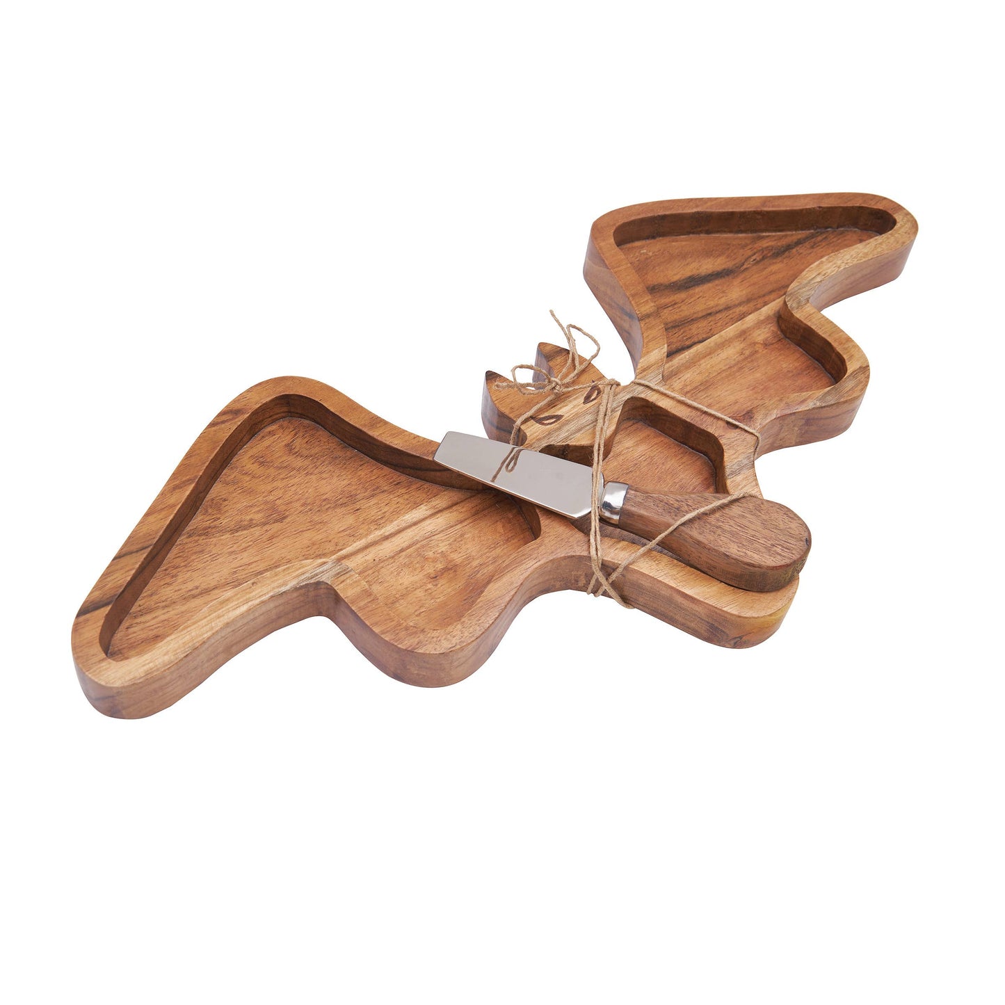 Halloween Bat Charcuterie Serving Board With Spreader