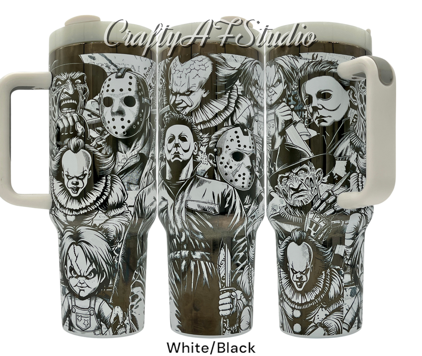Mystery Horror Tumbler Laser Engraving File