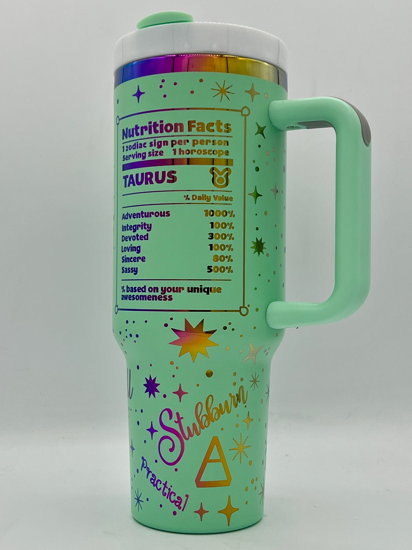 Taurus Zodiac Astrological signs series SVG for 40oz tumbler - Digital File Svg - The Bull