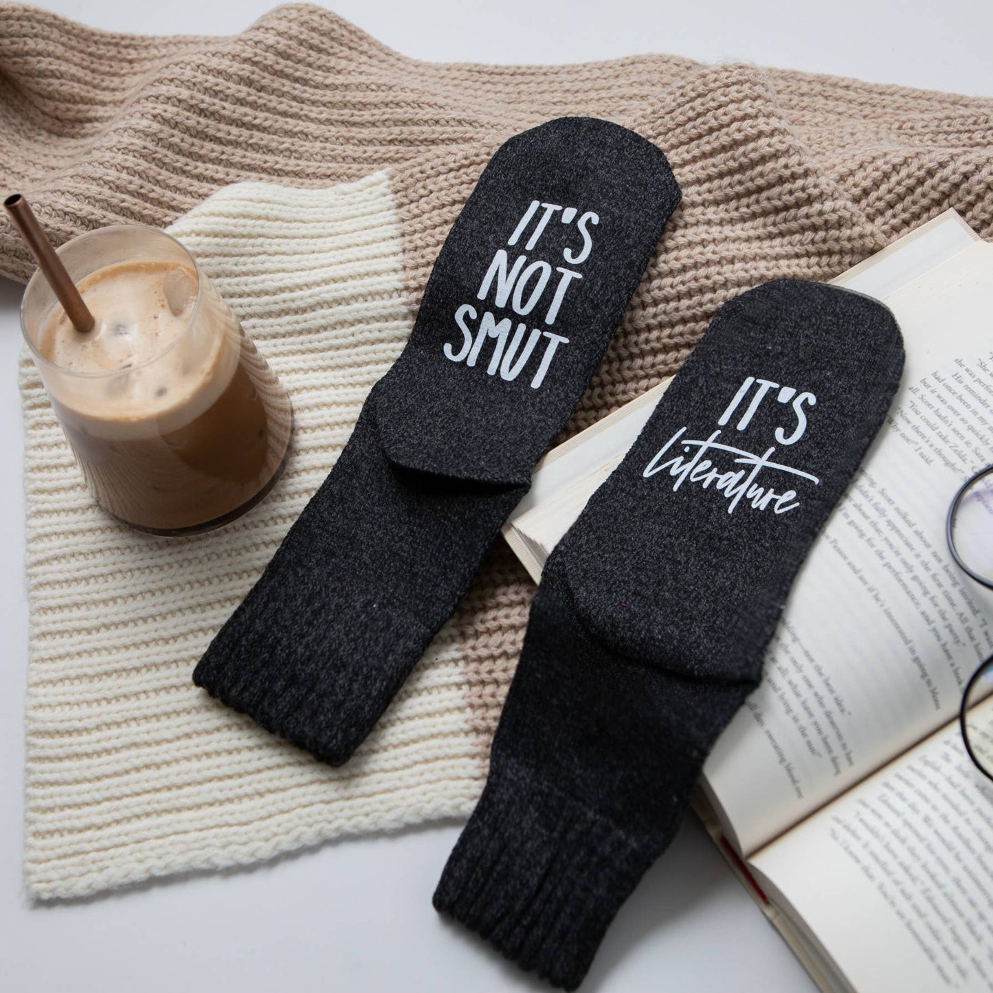 "It's Not Smut, It's Literature" Women's Socks