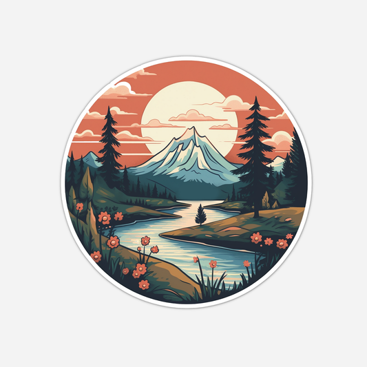 Pacific Northwest 2 Vinyl Sticker