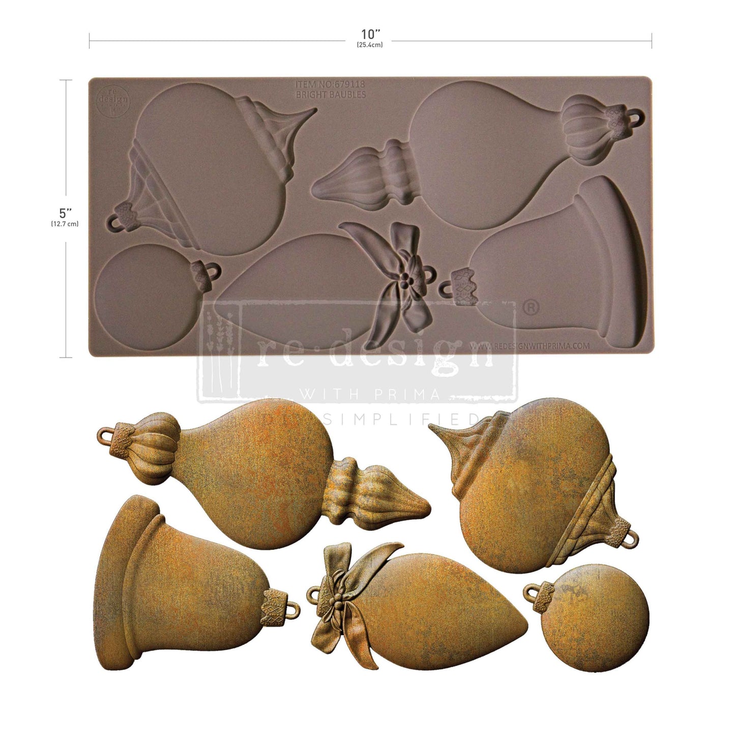 Decor Moulds - Bright Baubles
