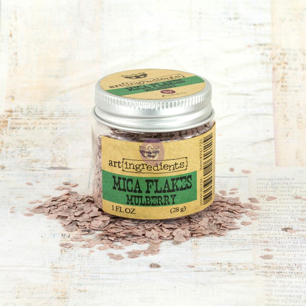 Art Ingredients-Mica Flakes: Mulberry 28g