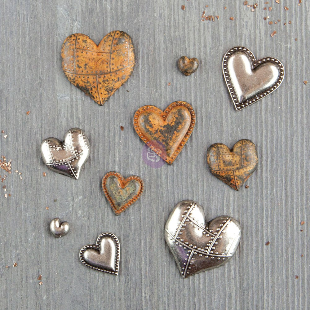 Mechanicals: Tin Hearts 10pc.