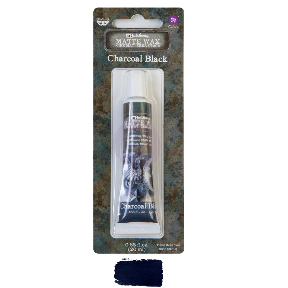 Finnabair Wax Paste – Charcoal Black – 0.68 fl oz (20 ml)