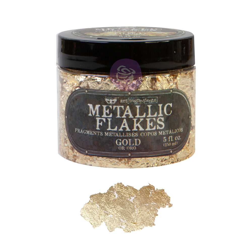 Art Ingredients Metallic Flakes Gold