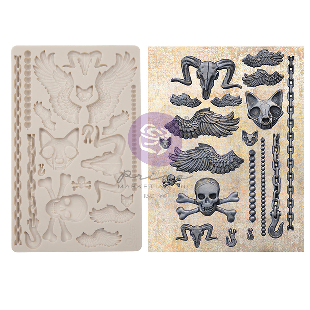 Finnabair Molds – Pieces of Underworld – 5″ x 8″ x 8mm