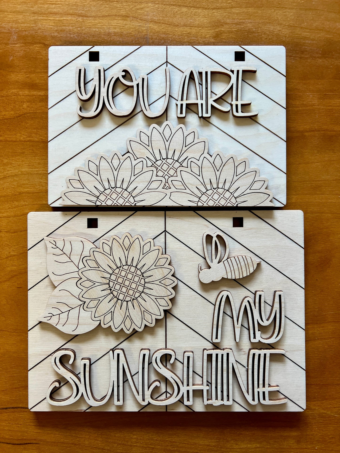 You are My Sunshine Sunflower - Dual A-Frame Ladder Inserts