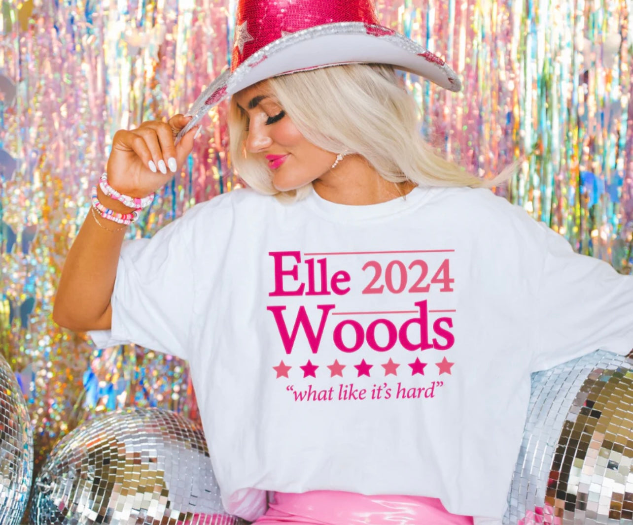 Elle Woods for President Tee (S-3x)