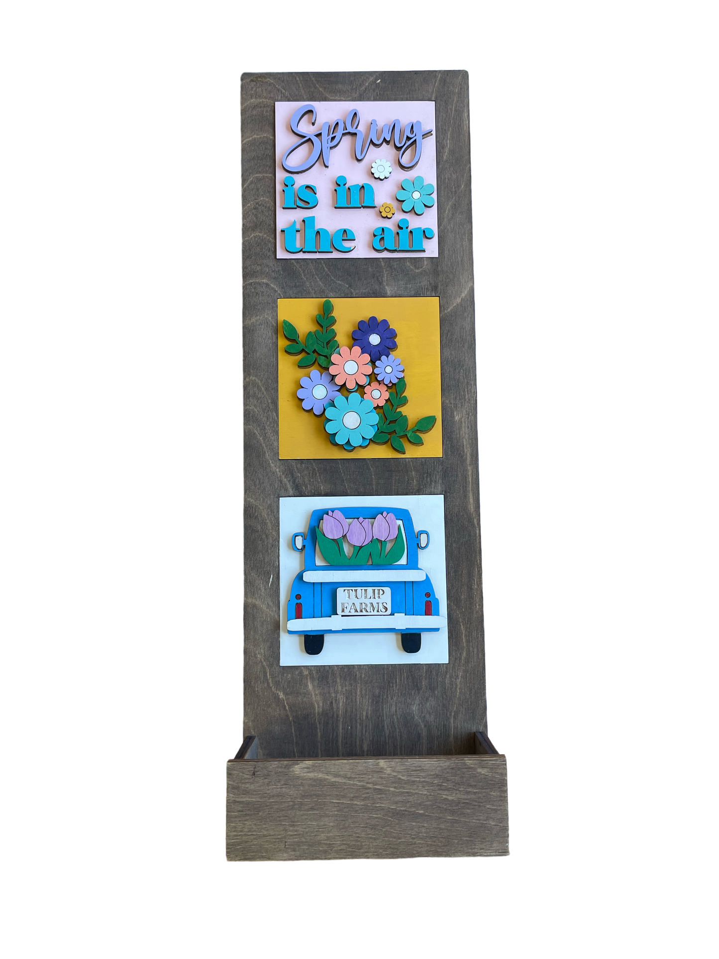 Set of 3 Square Tiles - DIY Kit with Paint