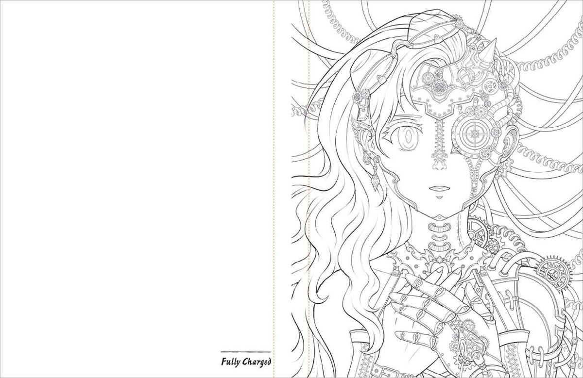Creepy Cuties Manga Coloring Book by