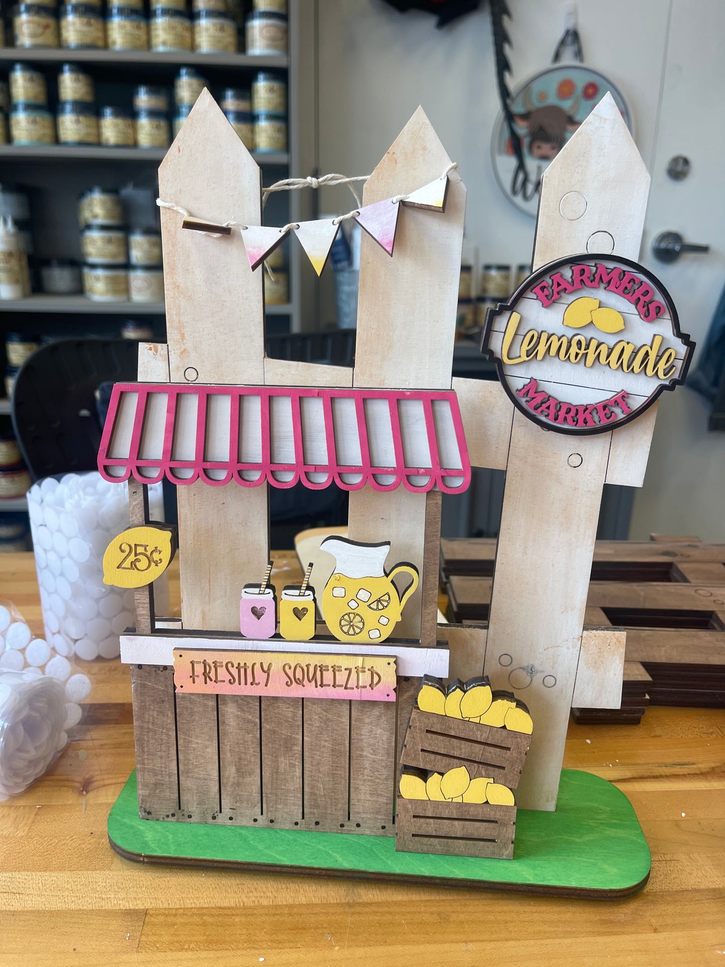 Farmers Market Lemonade Fence Set