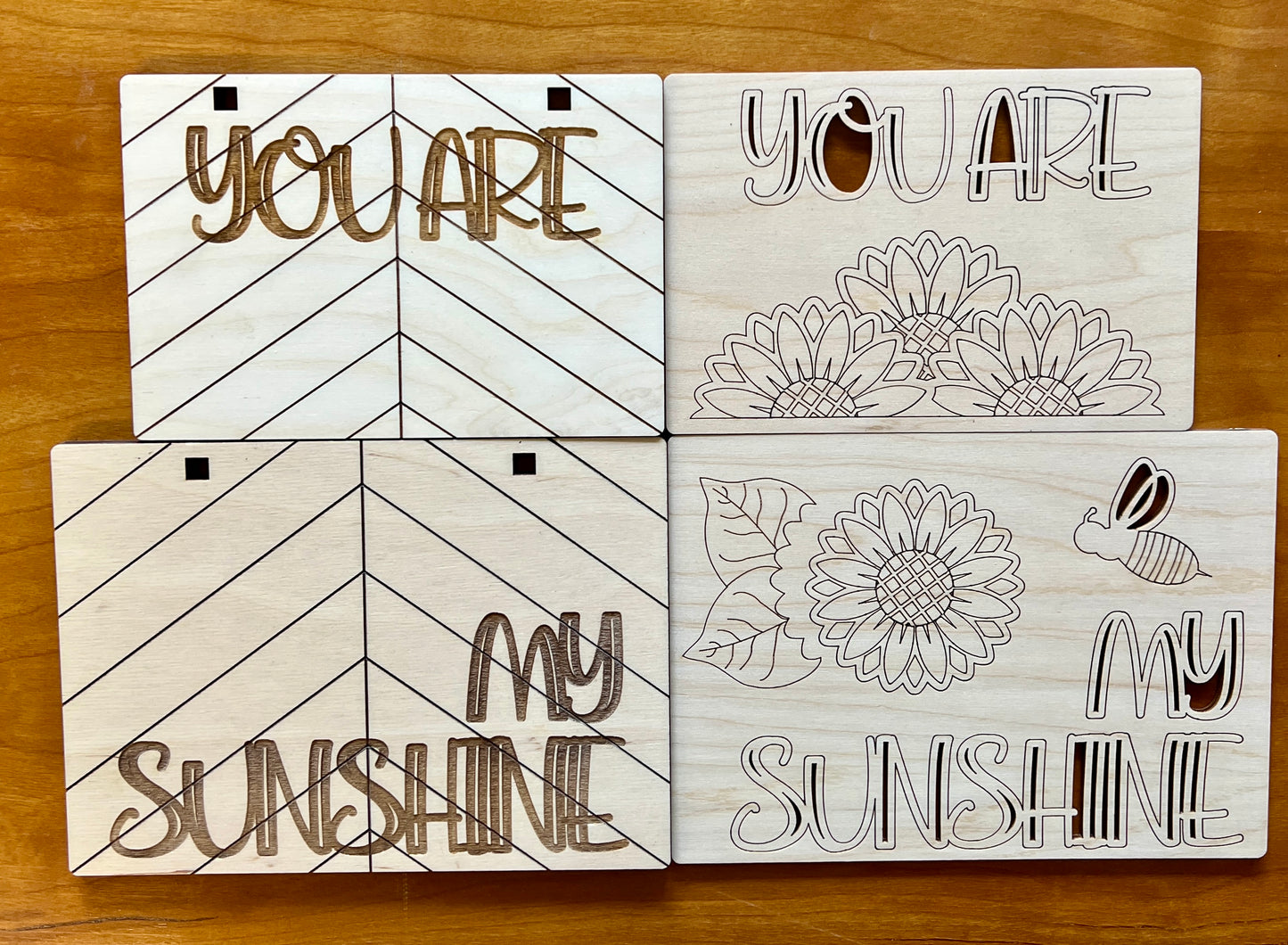 You are My Sunshine Sunflower - Dual A-Frame Ladder Inserts