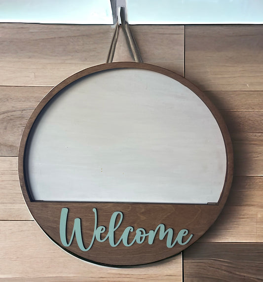 Interchangeable Door Hanger Base for Inserts (No Inserts included)