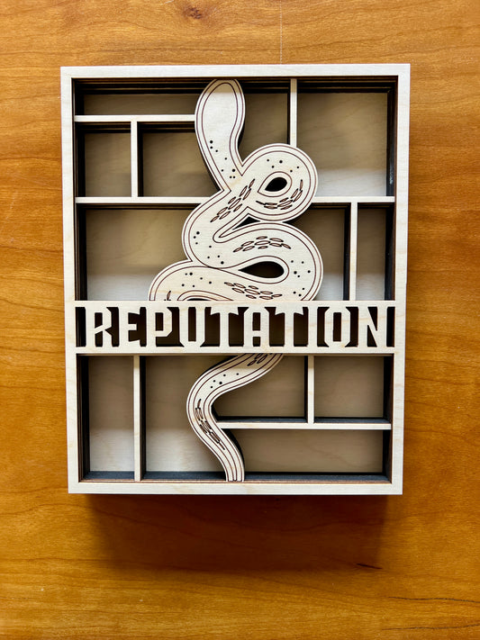 Miniature Bookshelf - Swiftie Snake