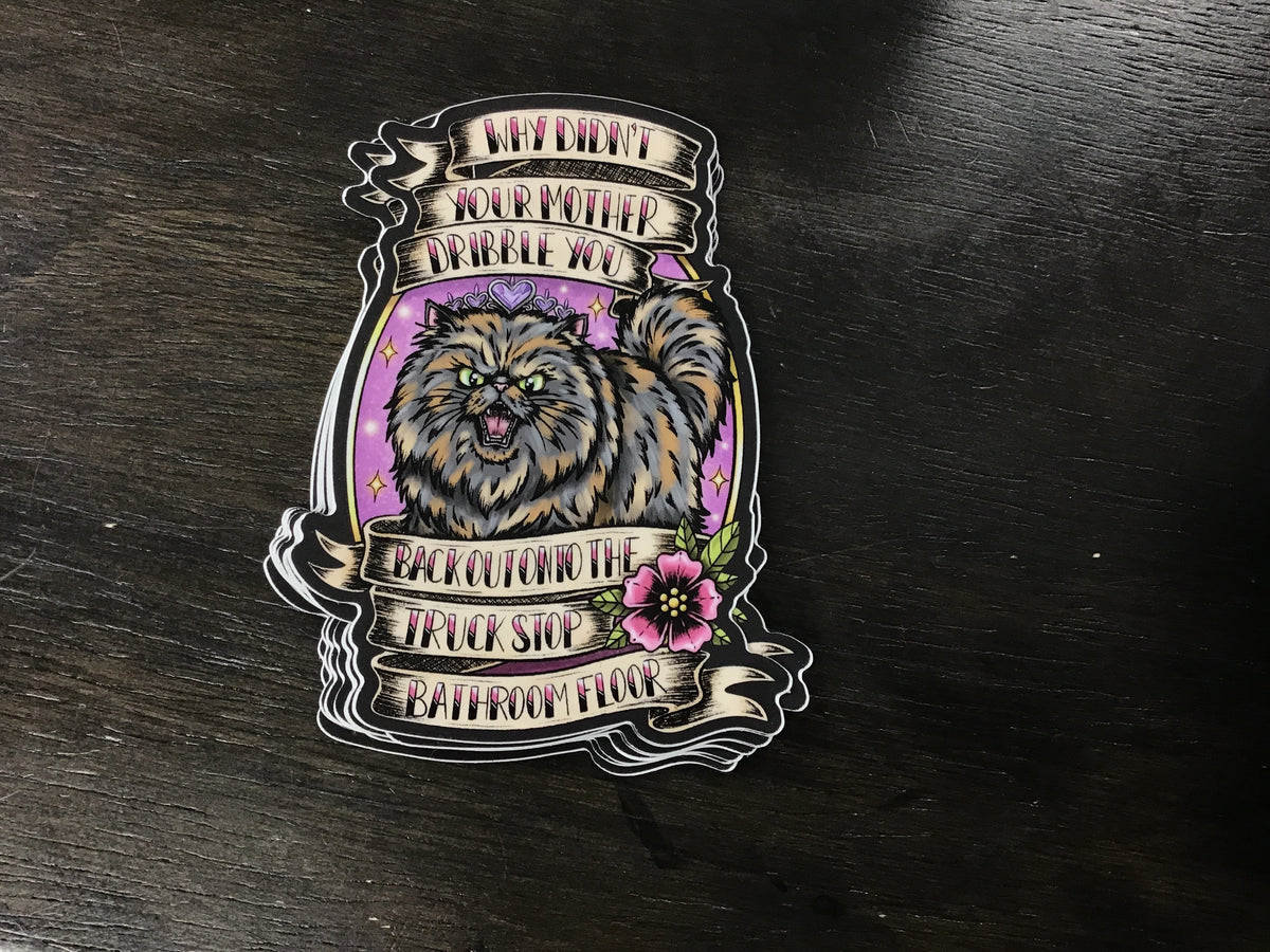Epic Insult Princess Donut 4" Vinyl Sticker