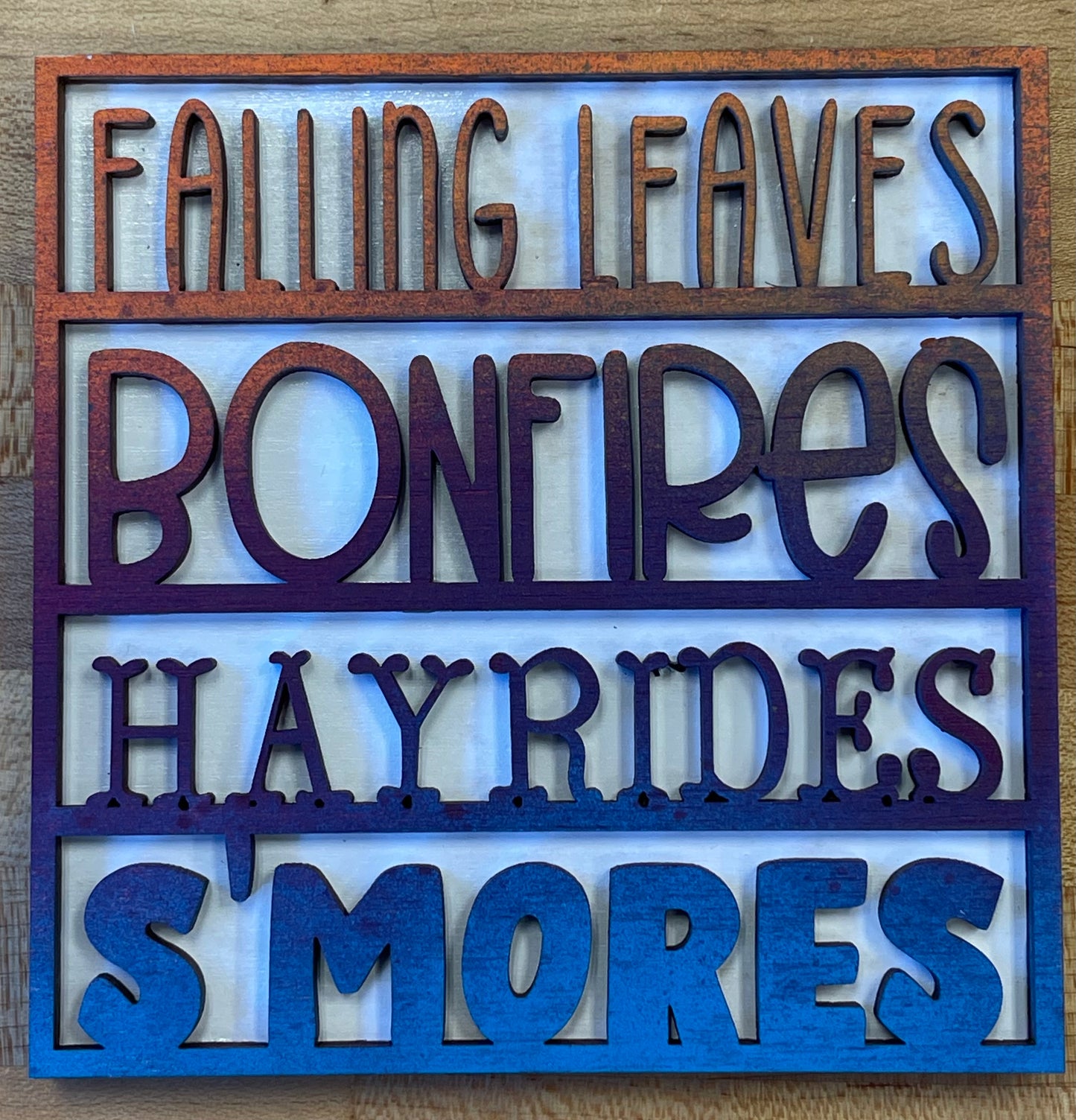 Falling Leaves Ladder Insert