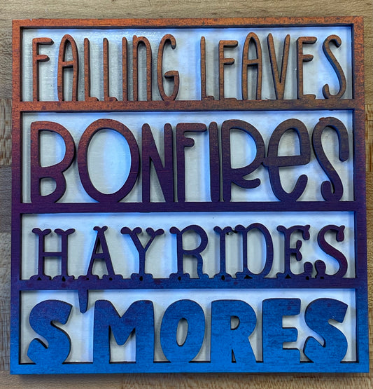 Falling Leaves Ladder Insert