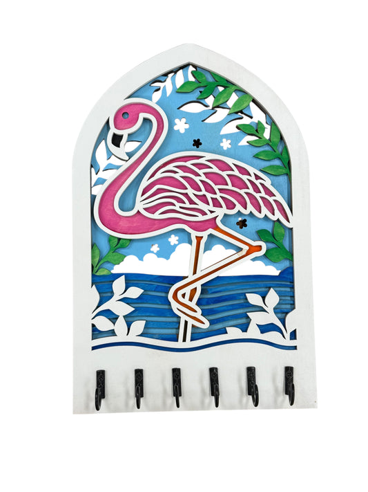 Key Rack - Flamingo