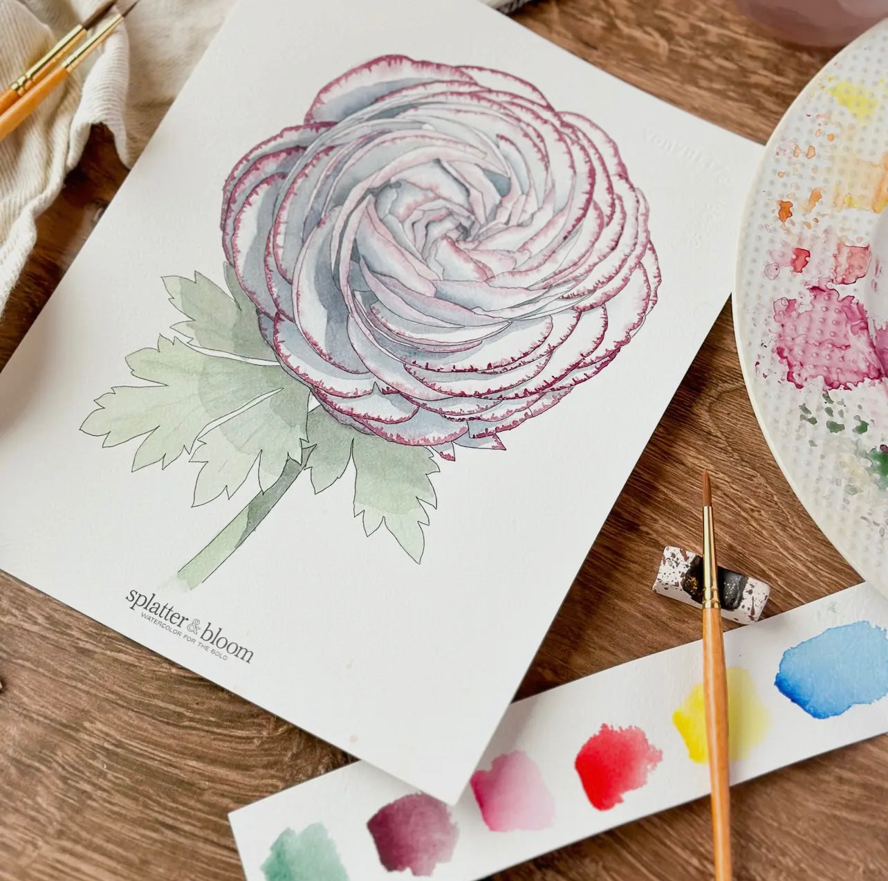 Spring Florals Beginner Watercolor Kit