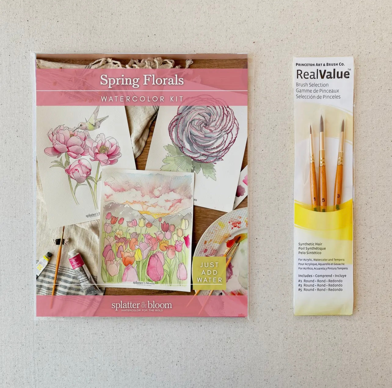 Spring Florals Beginner Watercolor Kit