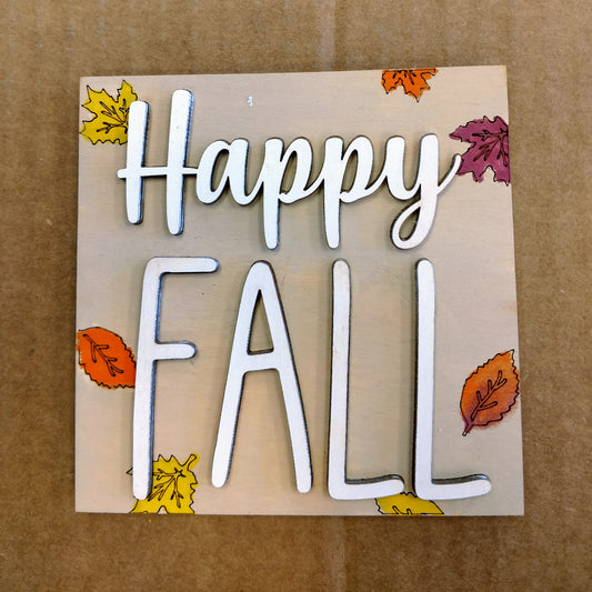 Happy Fall Insert