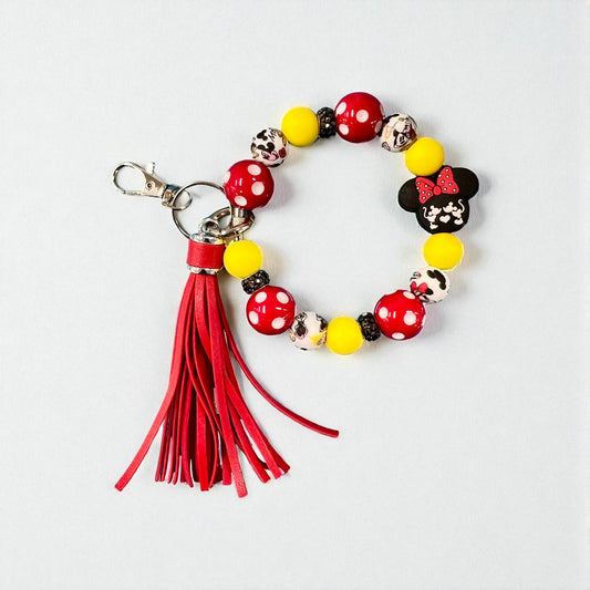 Mickey & Minnie Keychain Wristlet
