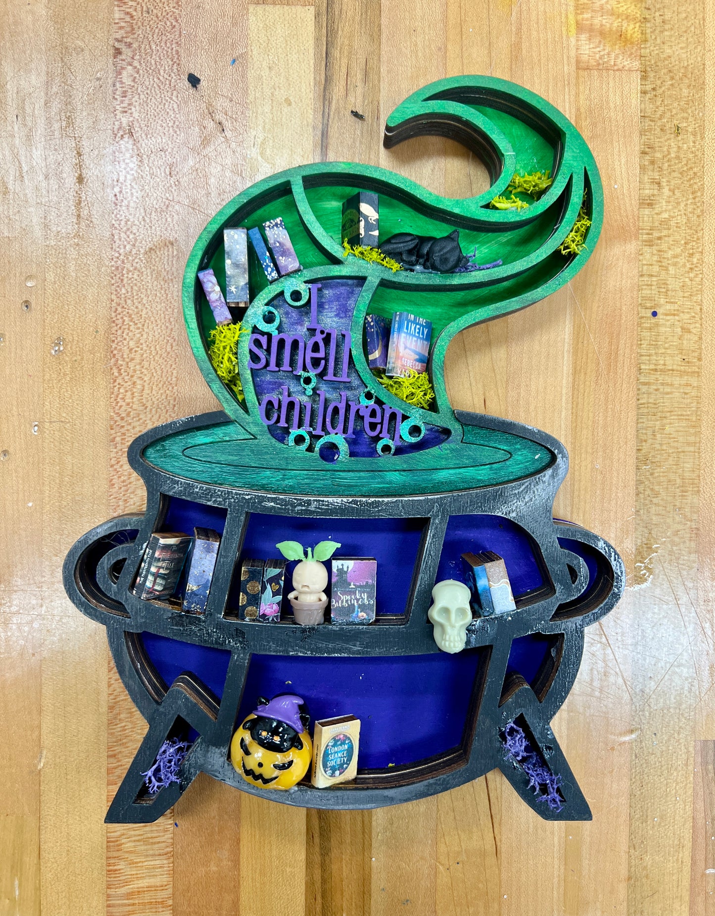 Cauldron - I Smell Children - Mini Bookshelf