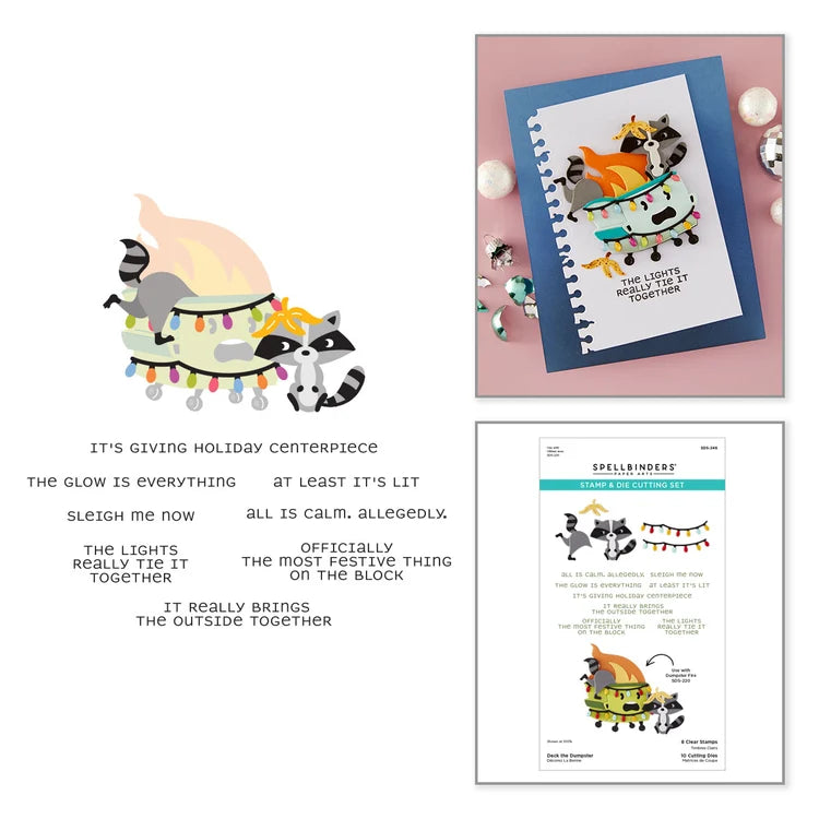 Deck the Dumpster Stamp and Die Set