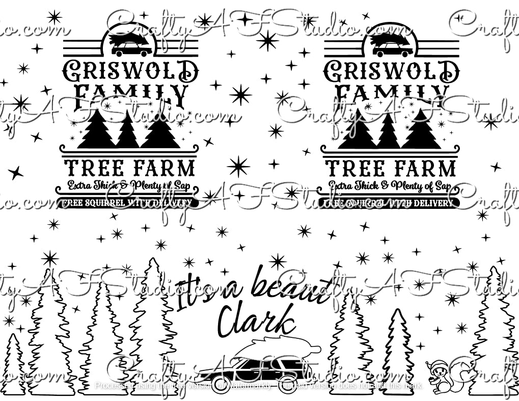 Griswold Family Tree Farm - 40oz - Digtal File