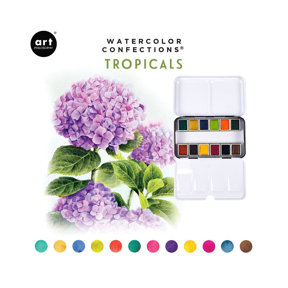 Watercolor Confections - Tropicals by Prima Marketing
