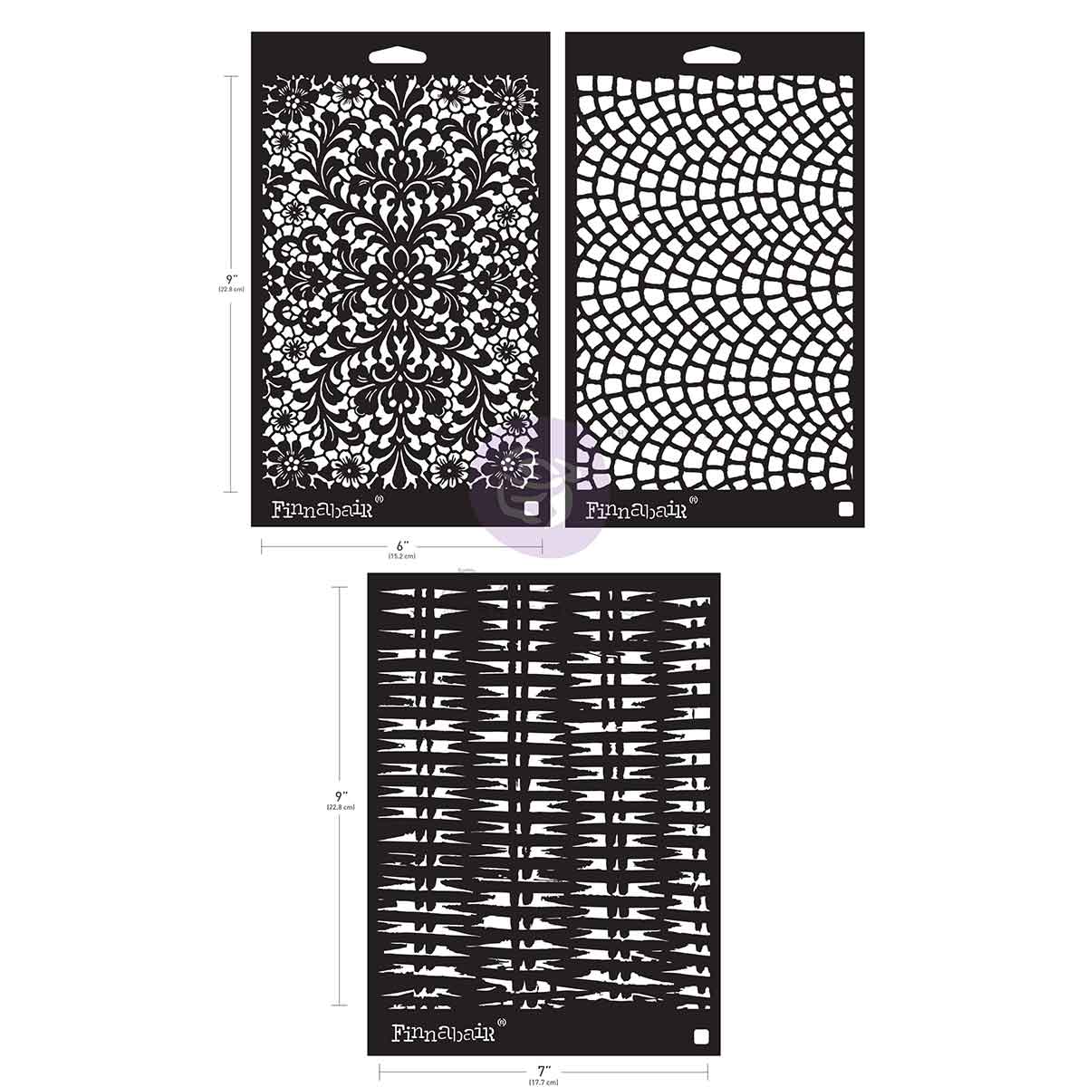 Victorian Stencils - set of 3